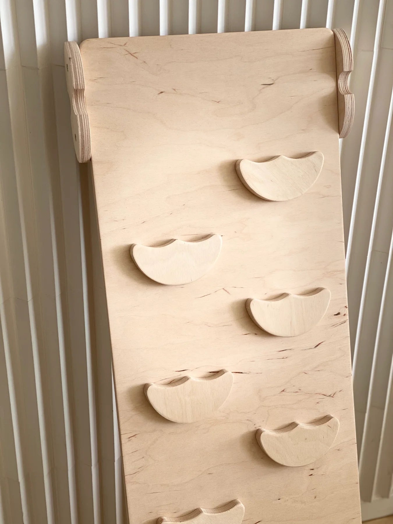 Kindoreli Pikler Triangle Set with Arch and Ramp, Montessori Climbing Gym, Wooden Indoor Playground